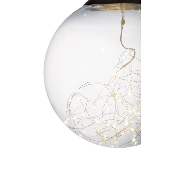 Großhandel ❤️ Nino Leuchten X LED Pendel 1flg LIGHTS Nickel, Glas Klar Mit LED, 34153006 🌟 - Image 4