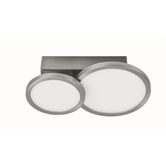 Aktion 🤩 Nino Leuchten LED Deckenleuchte Neo Silber Rund Modern Nickel Matt GU10 🔔 - Image 3