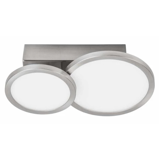 Aktion 🤩 Nino Leuchten LED Deckenleuchte Neo Silber Rund Modern Nickel Matt GU10 🔔 - Image 4