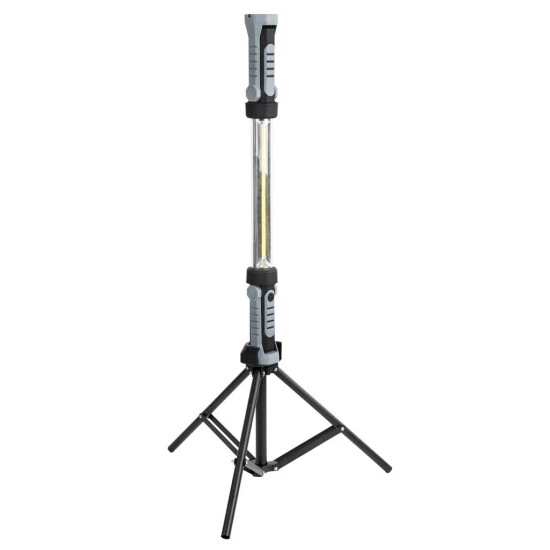 Neu 🔔 Nino Leuchten Akku-LED-Arbeitsleuchte CARL Kunststoff Grau / Schwarz, 50200208 🥰