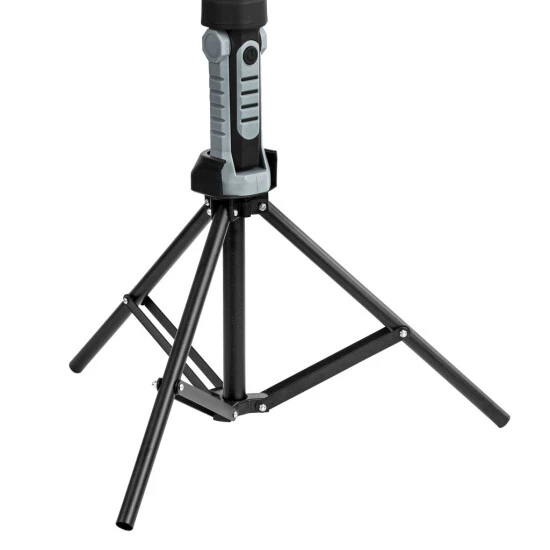 Neu 🔔 Nino Leuchten Akku-LED-Arbeitsleuchte CARL Kunststoff Grau / Schwarz, 50200208 🥰 - Image 3