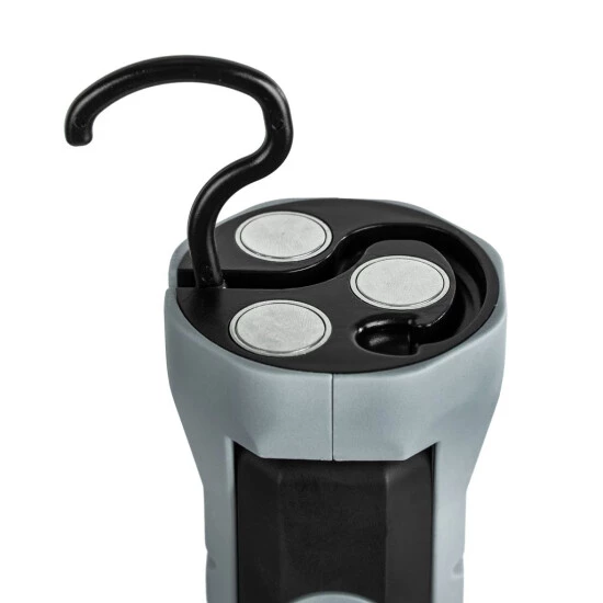 Neu 🔔 Nino Leuchten Akku-LED-Arbeitsleuchte CARL Kunststoff Grau / Schwarz, 50200208 🥰 - Image 9