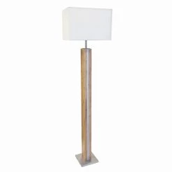 Aktion 😍 Nino Leuchten LED Stehleuchte FOREST Eiche Hell, Silberfarben, 41130246 👏