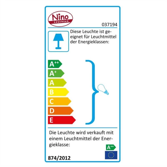 Neu 🎁 Nino Leuchten LED Spot 3flg Dasha Nickel,Glas Matt Weiss/klar 81369301 🎁 - Image 2