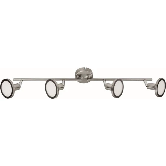 Rabatt 🧨 Nino Leuchten LED Spot Neo 4 Flammig Deckenleuchte Modern Silber Rund 😉 - Image 2