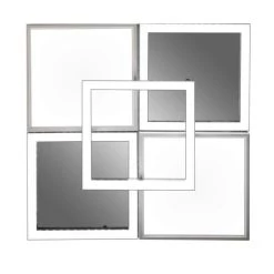 Besorgen 🔥 Nino Leuchten LED Deckenleuchte, Weiß, Grau, Modern, L 54 Cm 🎁