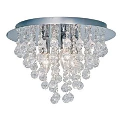 Beste Bewertungen von 😉 Nino Leuchten Deckenlampe London Mit Glasbehang Klar Chrom Pol. 2 🎉