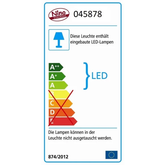 Budget 🛒 Nino Leuchten LED Tischleuchte LIGHTS Incl.1x6W; 54150106 🛒 - Image 5
