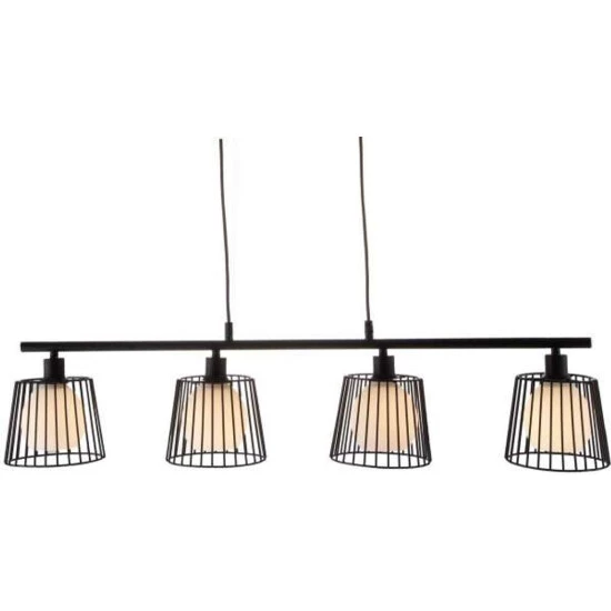 Beste Bewertungen von 😍 Nino Leuchten Pendelleuchte - Schwarz - Metall - 58 X 200 Cm 🎁