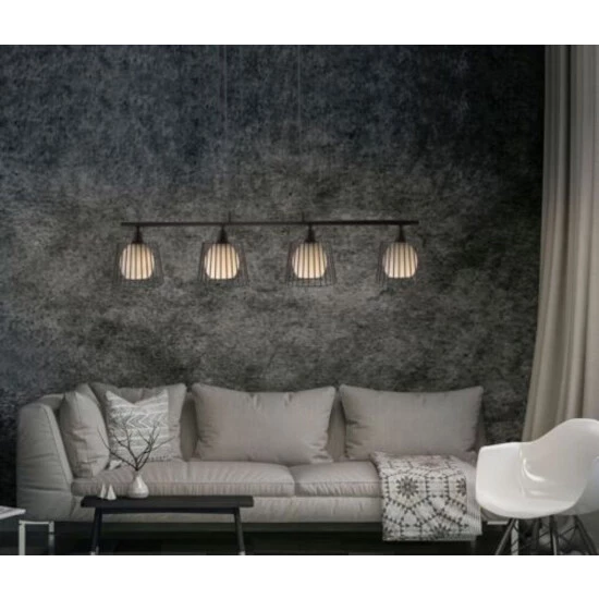 Beste Bewertungen von 😍 Nino Leuchten Pendelleuchte - Schwarz - Metall - 58 X 200 Cm 🎁 - Image 2