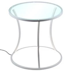 Bestes Angebot ✔️ Nino Leuchten LED Beistelltisch Mit Glasscheibe, H 40,8 Cm, MESA 🤩