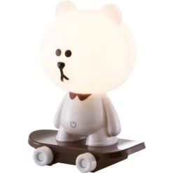 Top 10 ⌛ Nino Leuchten LED Tischleuchte, Kinderlampe, Touchdimmer, Nino SKATE 👏