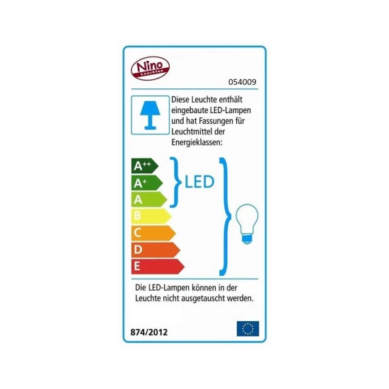 Aktion 🧨 Nino Leuchten LED Tischleuchte FOREST Eiche Hell, Silberfarben, 51130246 😍 - Image 5