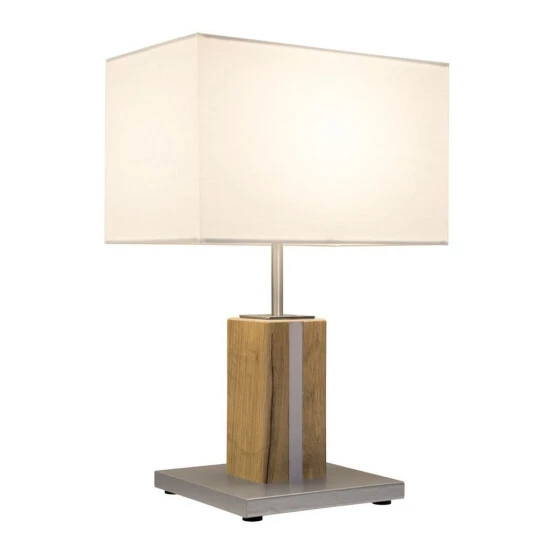 Aktion 🧨 Nino Leuchten LED Tischleuchte FOREST Eiche Hell, Silberfarben, 51130246 😍 - Image 7