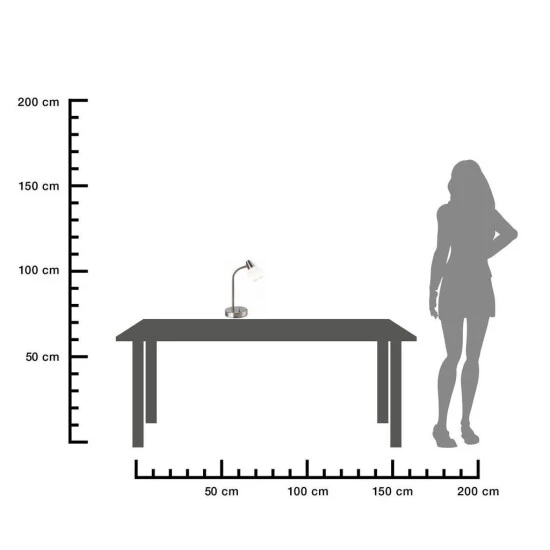 Großhandel 🌟 Nino Leuchten LED Stehleuchte 1flg Dasha Nickel,Glas Matt Weiss/klar 51360101 😀 - Image 3