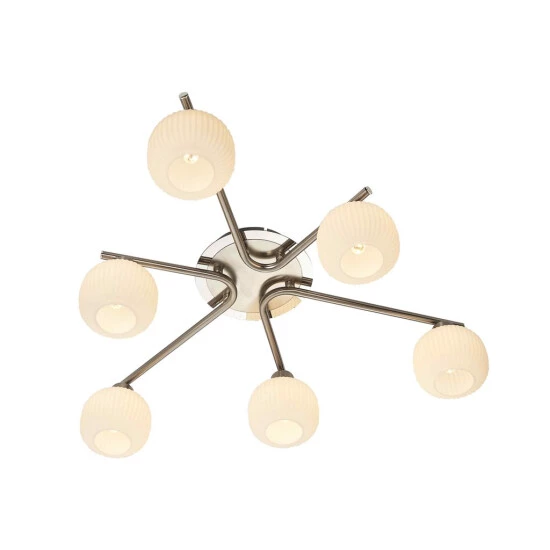 Aktion 🔔 Nino Leuchten LED Deckenleuchte 6-flg ANICA Incl.6xG9,4W; 61050601 🥰