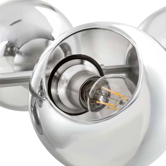 Rabatt 🌟 Nino Leuchten Pendel 8-flg PILAR Nickel Matt, Glas Smokey, 31240802 ⌛ - Image 3