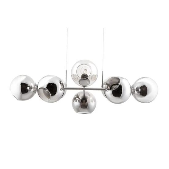 Rabatt 🌟 Nino Leuchten Pendel 8-flg PILAR Nickel Matt, Glas Smokey, 31240802 ⌛ - Image 7