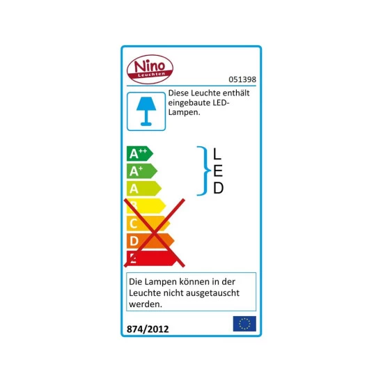 Brandneu 🎁 Nino Leuchten Deckenleuchte 1flg AMALFI Glas Mosaik Silberfarbig 1xLED,20W D:40cm,H:9,5cm 🤩 - Image 2